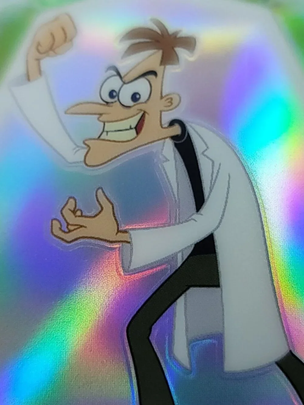 Dr Doofensmirtz Topps 2026 Disney Neon Holo Chrome Refractor Limited 132/199 CNE